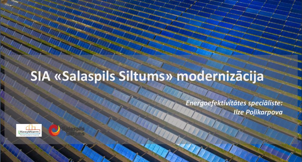 Materials from first KeepWarm webinar on five district heating systems’ modernisation examples in Latvia now available